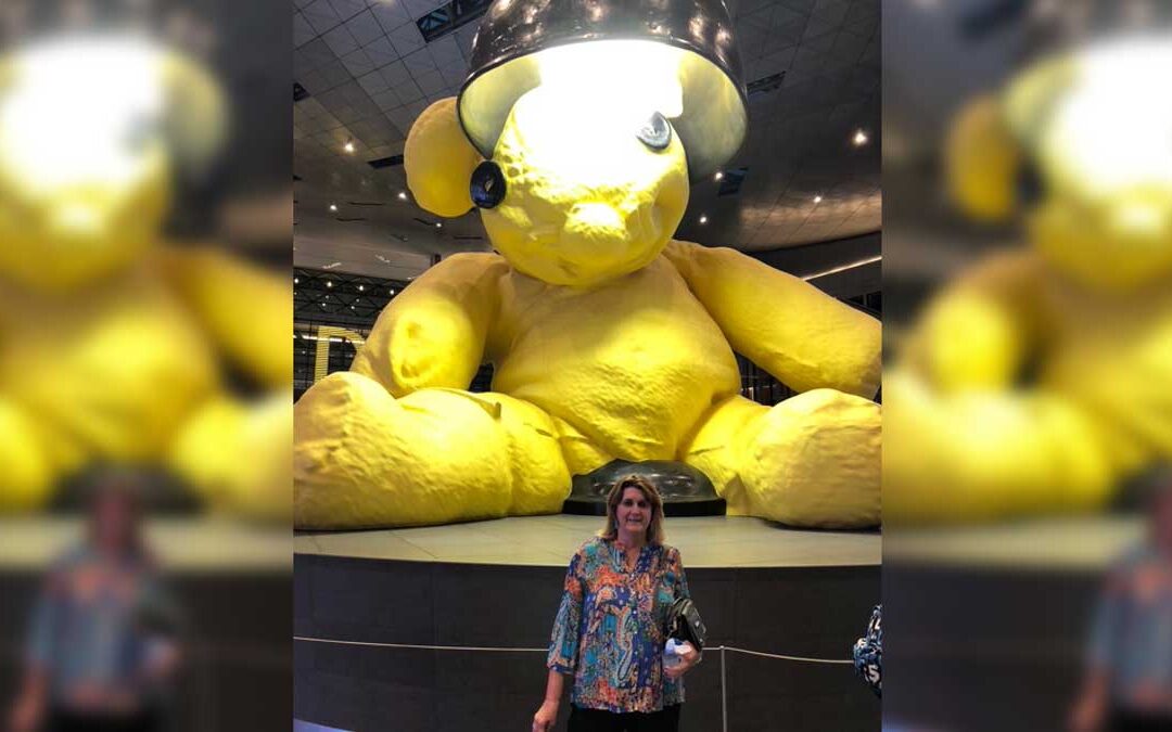 Doha airport- Big Teddy
