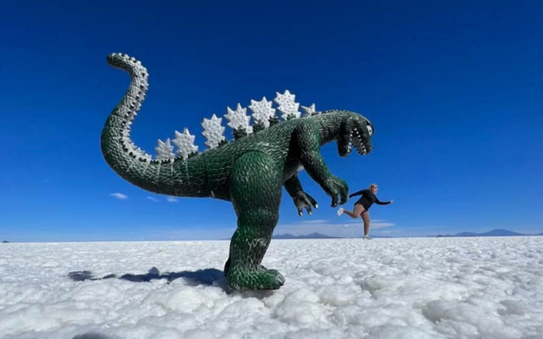 Play day in the Salt Flats, Bolivia